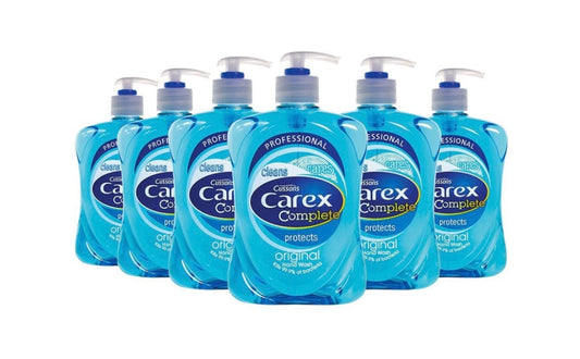 CAREX ANTIBACTERIAL HAND WASH COMPLETE ORIGINAL 250ML - PACK OF 6